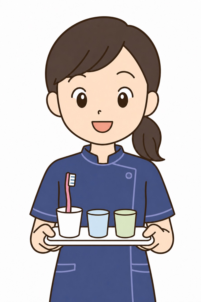 歯科助手のスタッフイラスト
