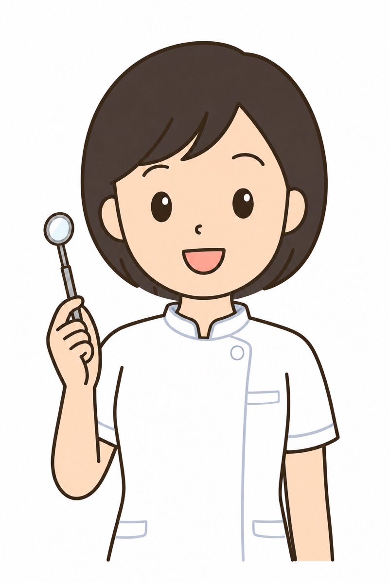 歯科衛生士のスタッフイラスト
